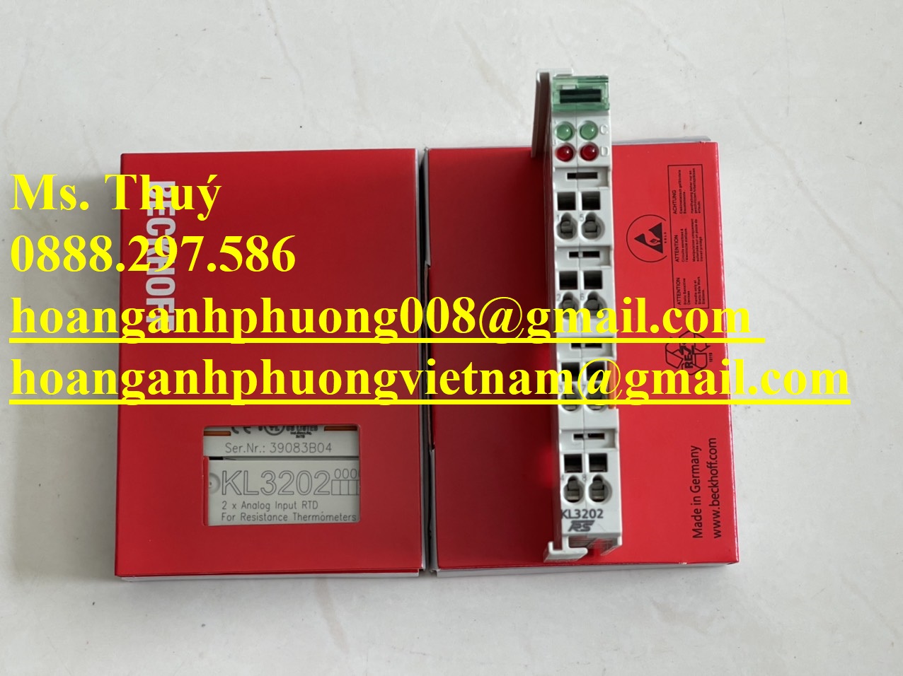 Mô đun Beckhoff KL3202 - Nhà phân phối giá tốt tại Bình Dương